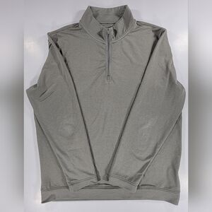 Onward Reserve Performance 1/4 Zip Pullover Mens XL Gray Flow Golf Lightweight